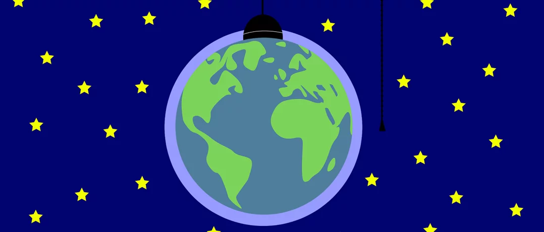 One hour of darkness, one message to the world