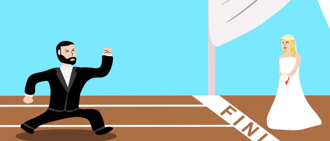 Tying the knot... eventually