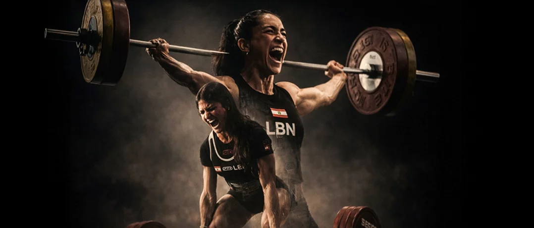 Two Lebanese women lifting their country higher