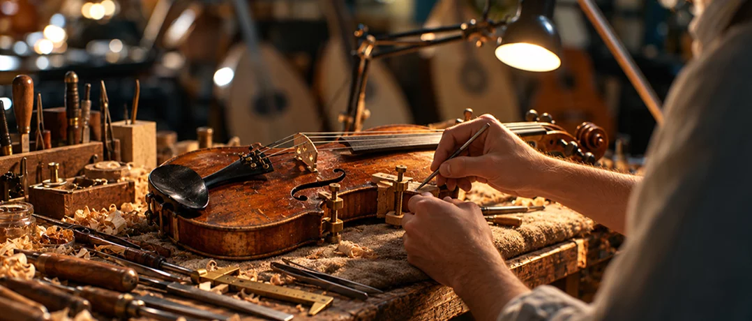 Where broken instruments learn to sing again