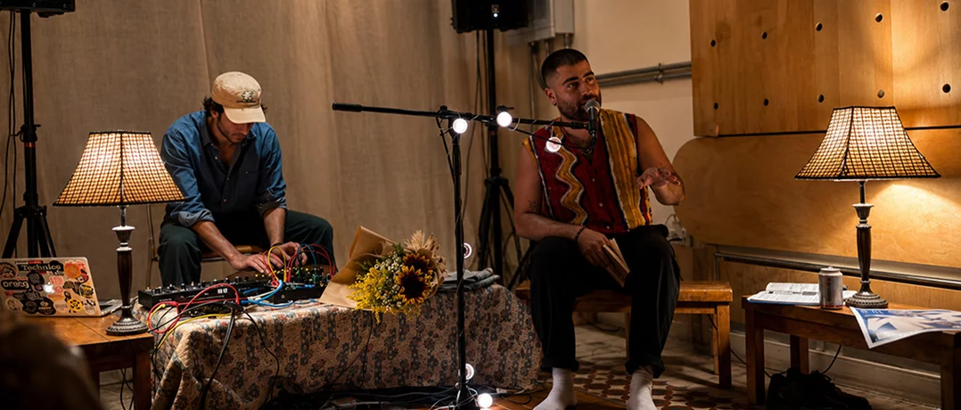 A conversation between words and sound