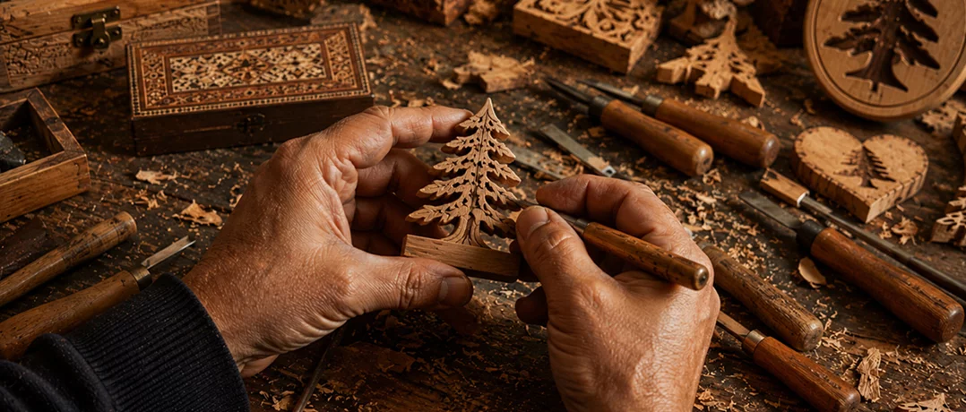 The hands that carve the Cedars of God
