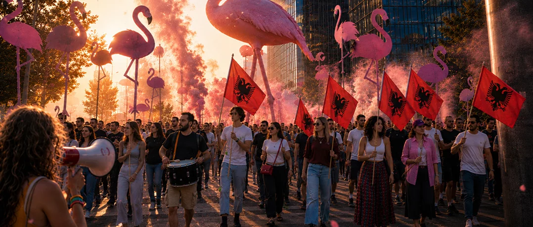 Unpacking Albania’s “Flamingo Revolution”