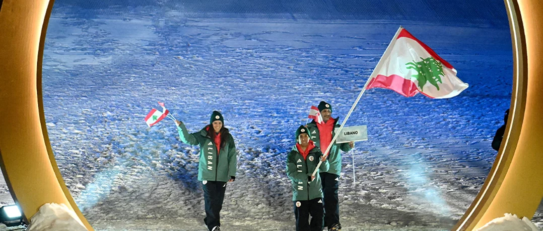Two Lebanese athletes in the Winter Olympics