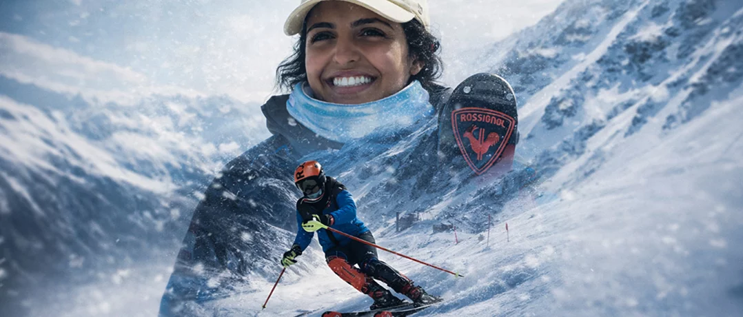 The 15-year-old Lebanese ski champion