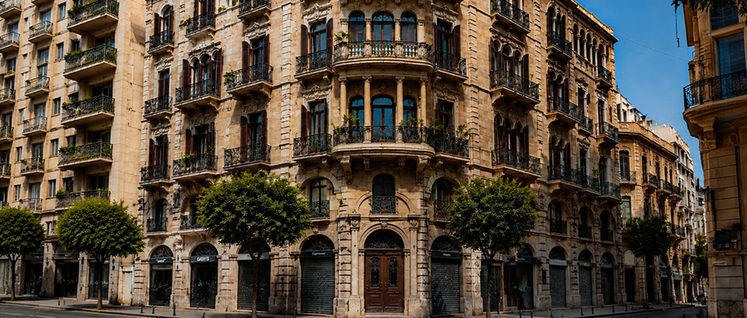 Beirut between Ottoman arches and French facades