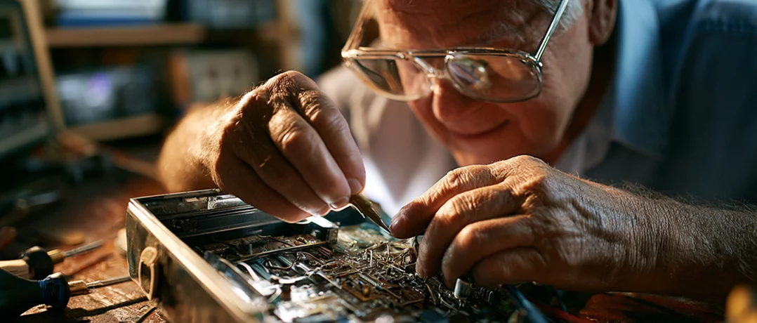 Radio repair… an act of memory