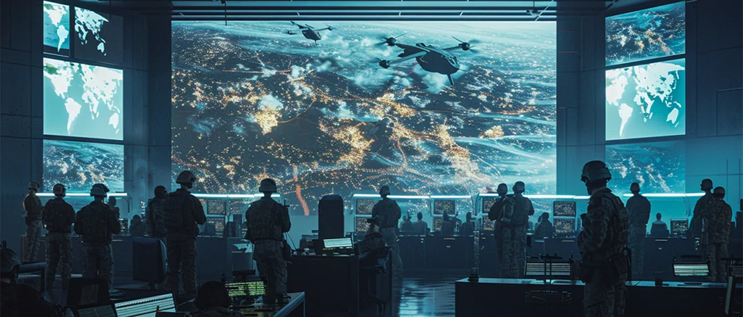 When AI meets asymmetric war