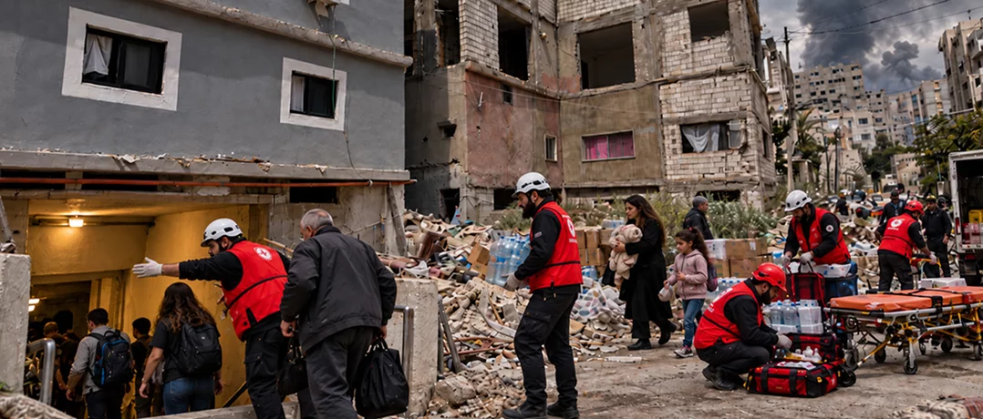 Inside the Red Cross’s Disaster Risk Reduction unit in Tyre