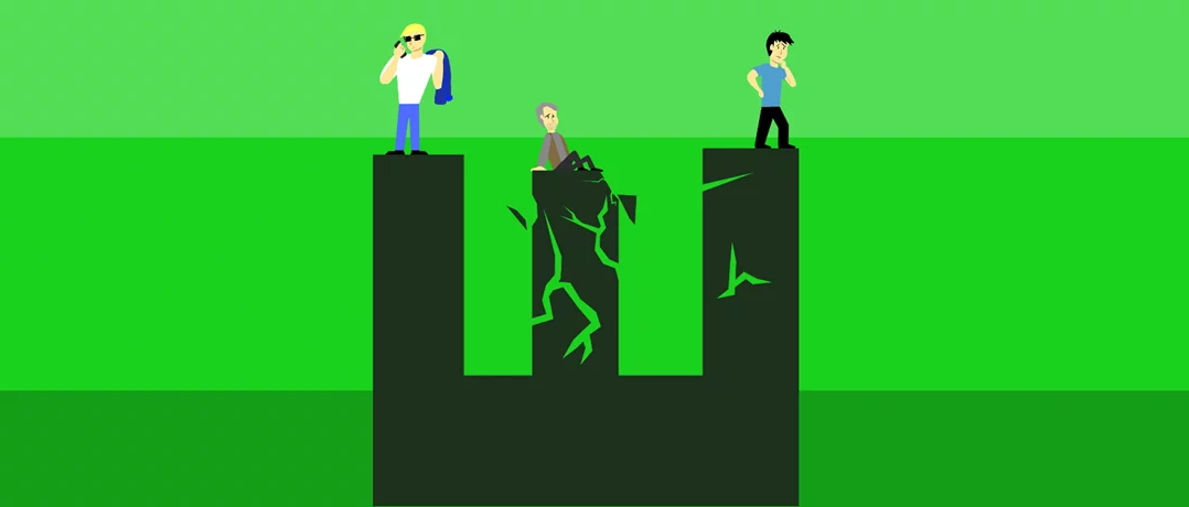 The E-shaped economy and the rise of three-tiered inequality