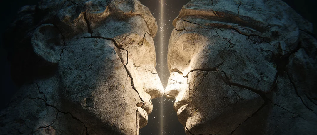 Humanity’s first kiss