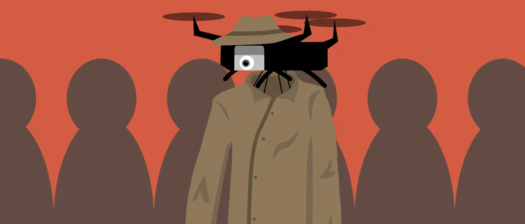 Who has the right to fly drones in Lebanon?