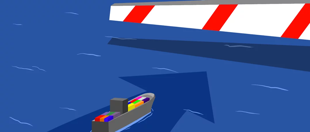 Maritime trade and the limits of shortcuts