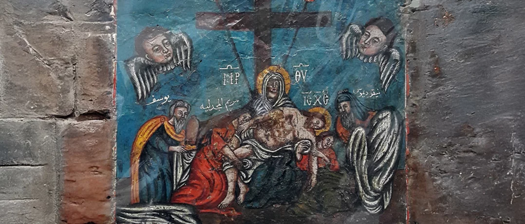 Restored Melkite icons shine again in Palais Debbané