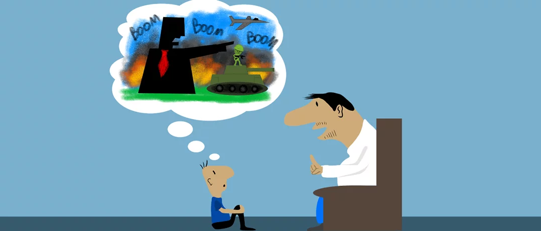 How do you explain war to a child?