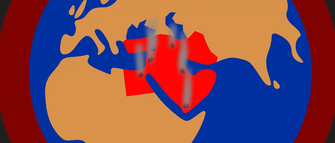 The geography of war