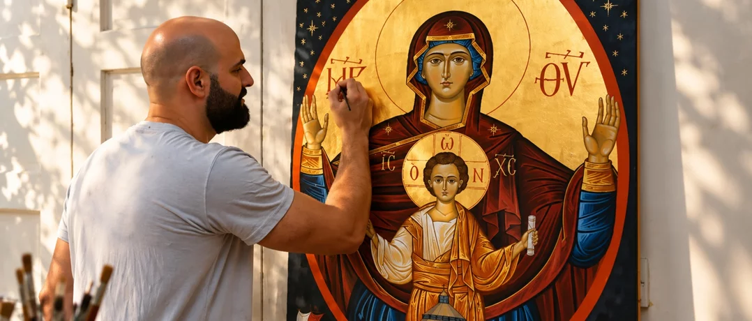 The sacred art of iconography in Lebanon