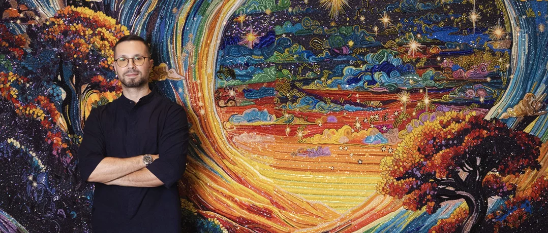 Rami Kadi’s Blooming Universe lit up Gemmayze with delicate beads and famous faces