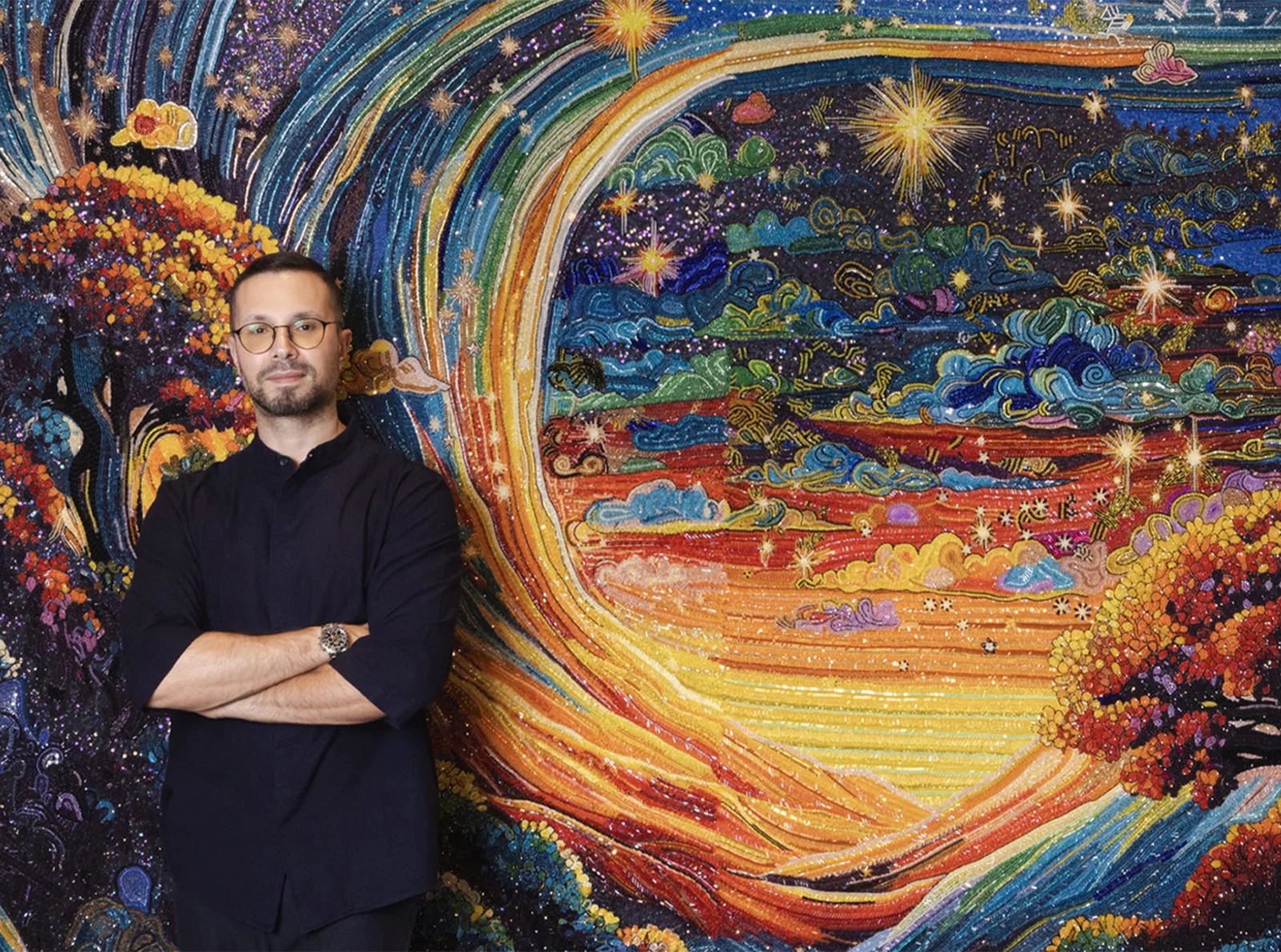 rami-kadi’s-blooming-universe-lit-up-gemmayze-with-delicate-beads-and-famous-faces