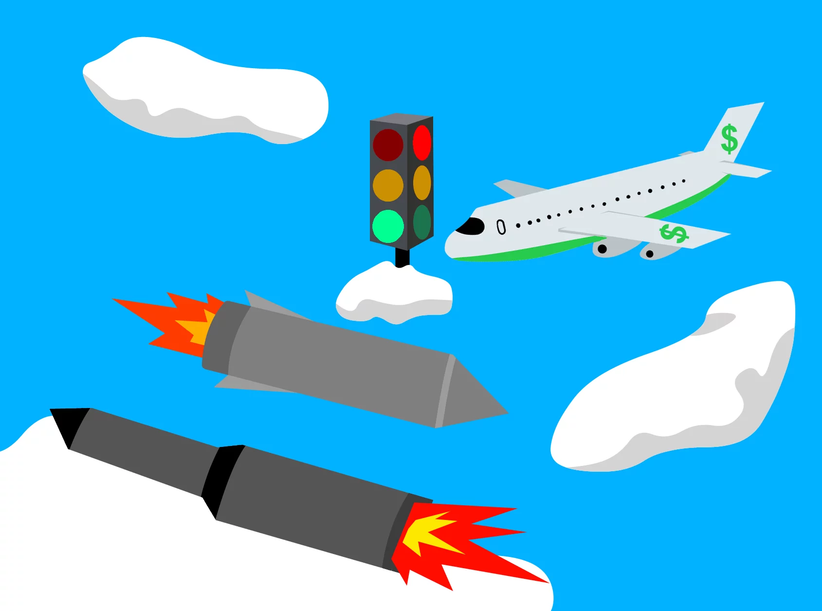 The Middle East airspace crisis