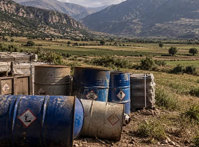 Who changed Lebanon’s plan for its expired chemicals?
