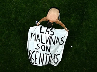 Argentina’s Falklands banner sparks FIFA debate