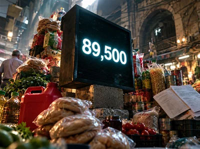 What is keeping the Lebanese Lira at 89,500?