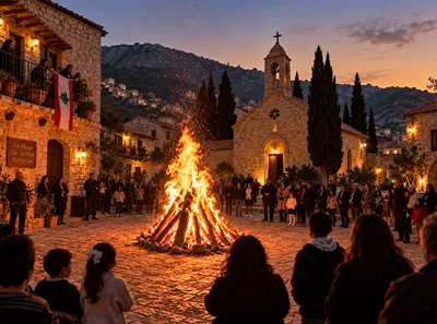 Why Lebanon lights its mountains for Eid el-Salib