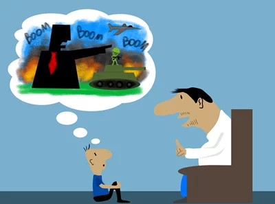 How do you explain war to a child?