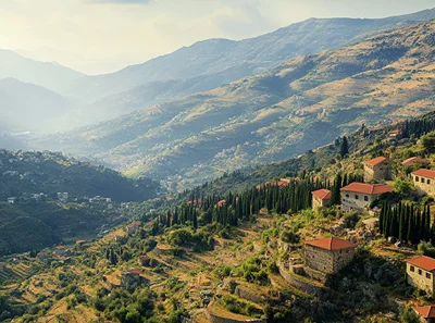 A country shaped by mountains