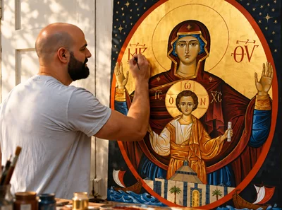 The sacred art of iconography in Lebanon