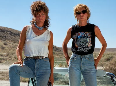 Feminist icons on the wall, male directors on the screen