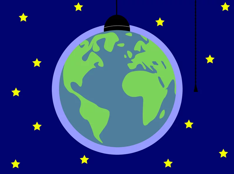 One hour of darkness, one message to the world