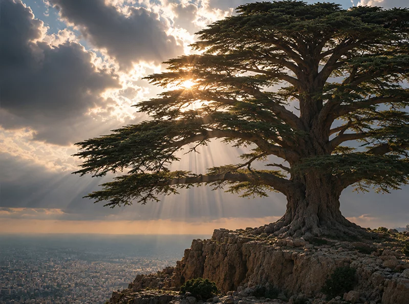 The mystery behind Lebanon's most famous tree