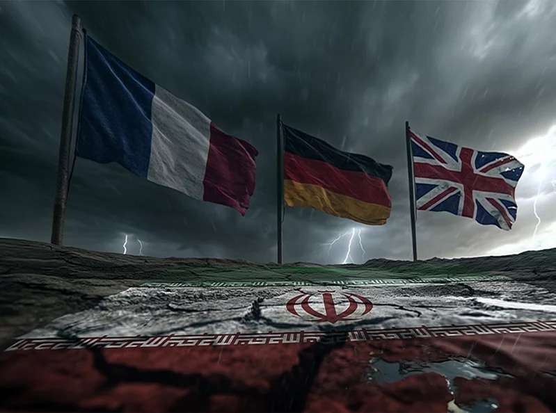 European powers warn of defensive measures on Iran