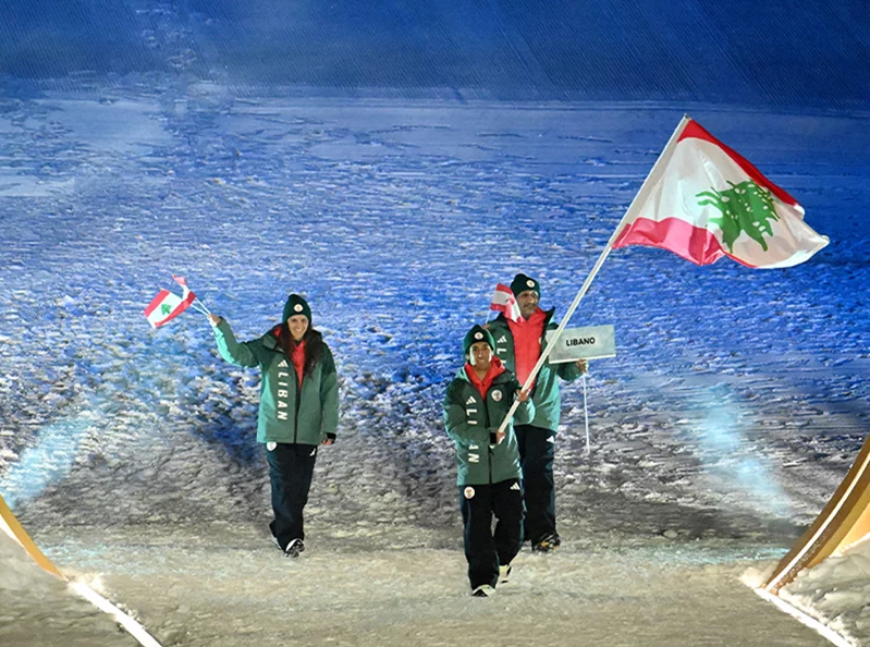 Two Lebanese athletes in the Winter Olympics