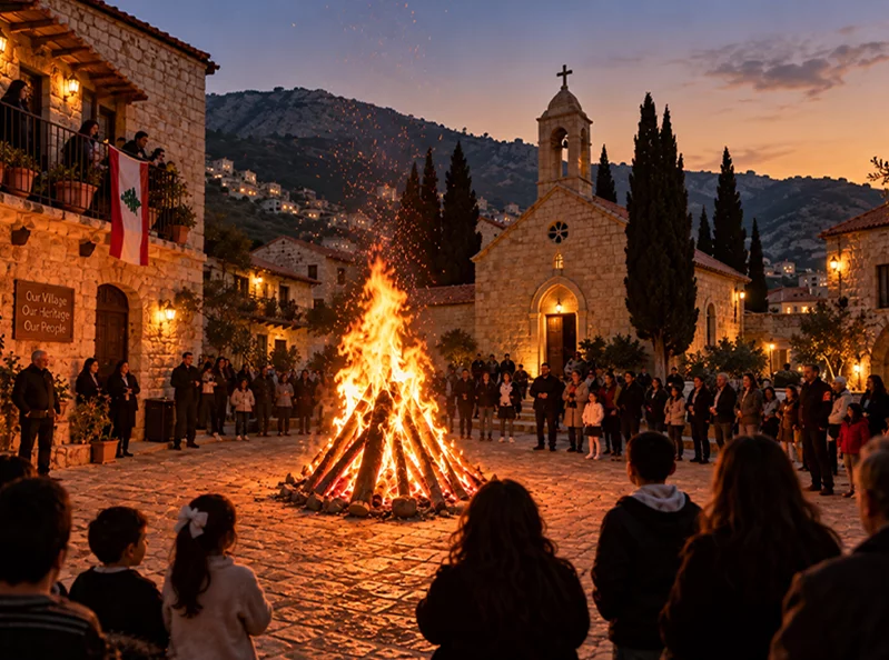 Why Lebanon lights its mountains for Eid el-Salib