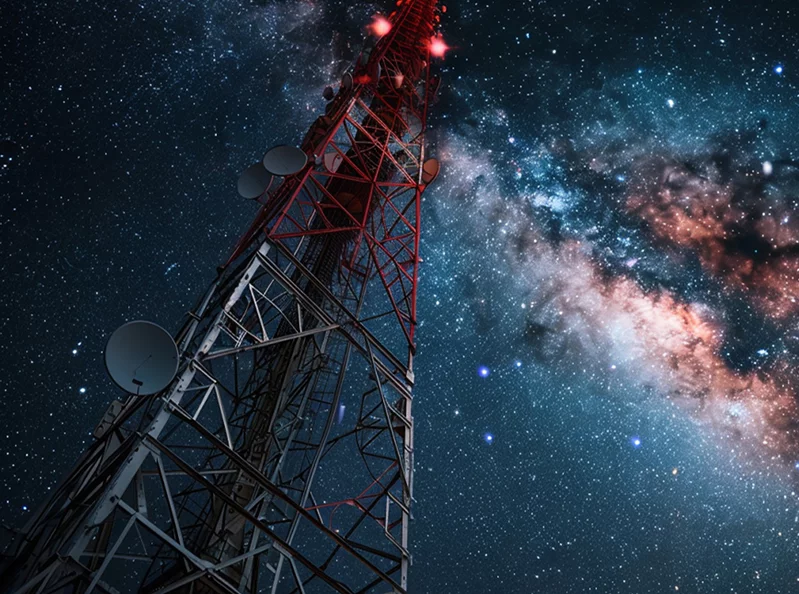 The space frontier of mobile networks