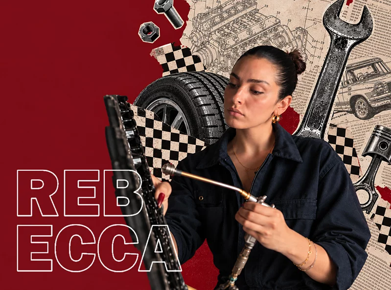 The female mechanic breaking the rules