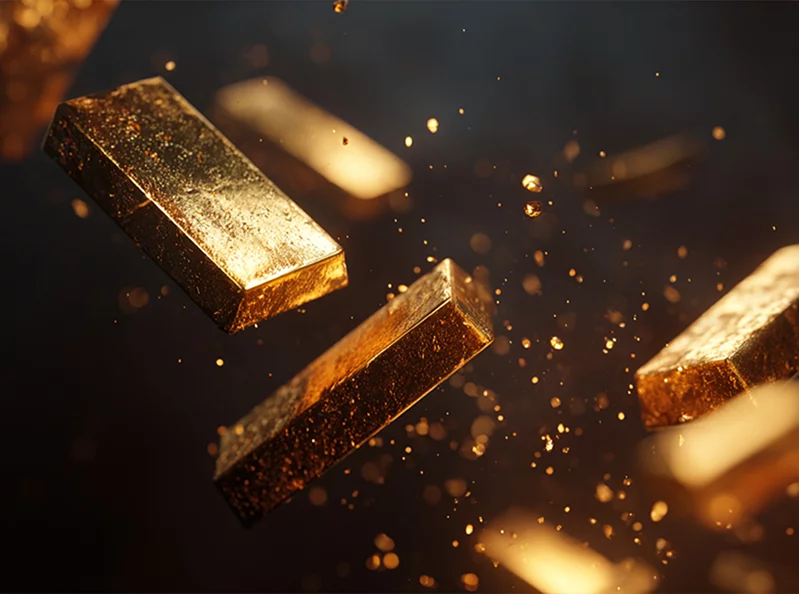 Gold and war, misaligned