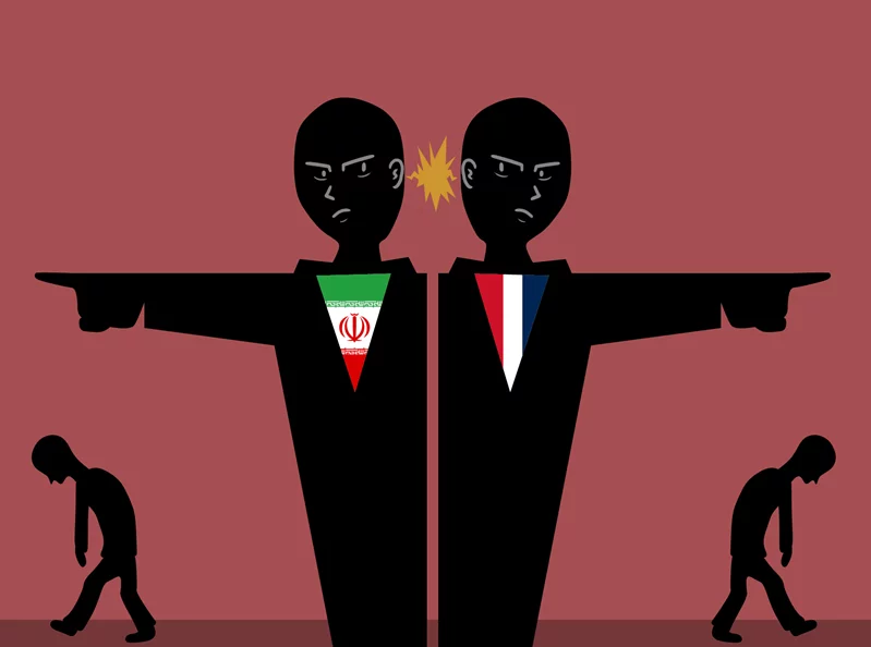 Paris and Tehran in diplomatic showdown