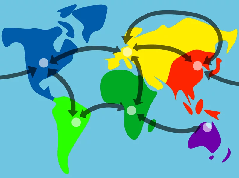 The changing geography of globalization