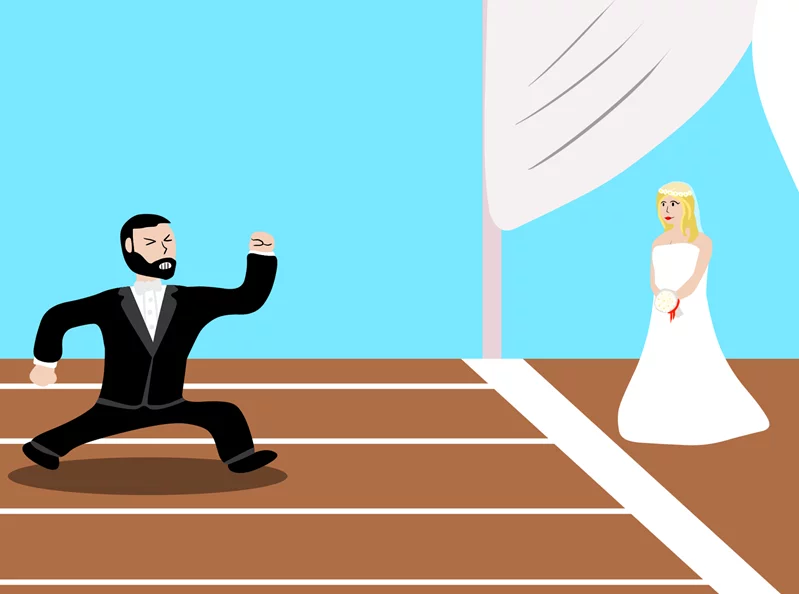 Tying the knot... eventually