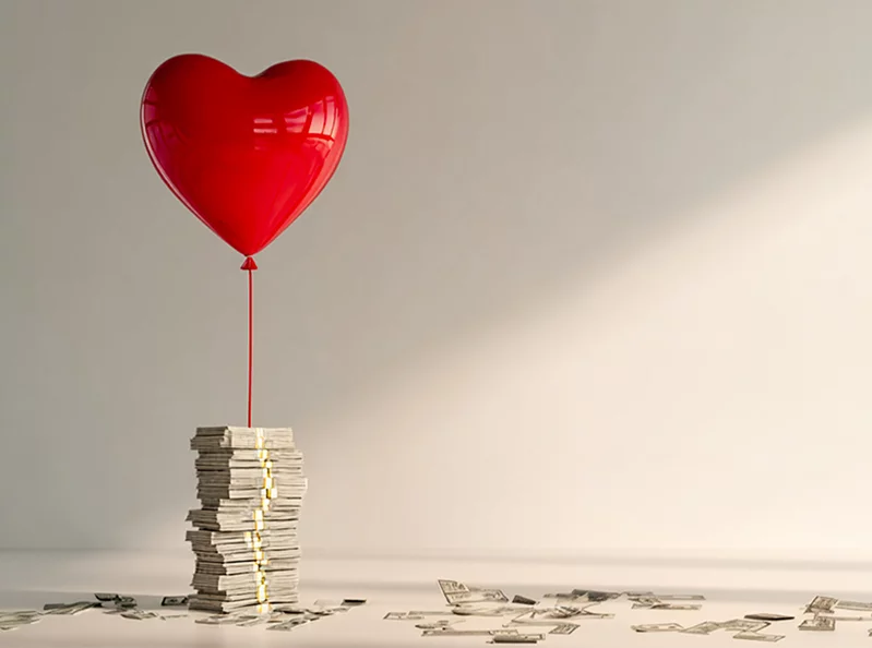 The price of love: Between hearts and dollars