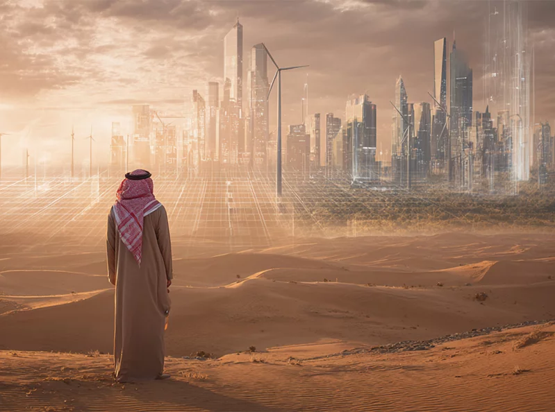 "Davos in the Desert": Saudi Arabia's shift from total oil dependence to diversified economies