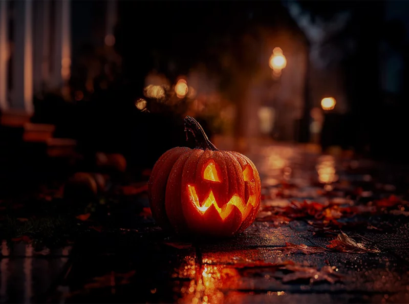 Halloween behind the scenes