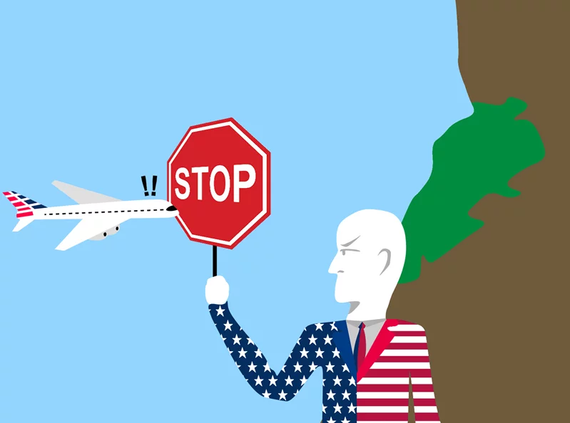 US travel ban and embassy drawdown in Lebanon