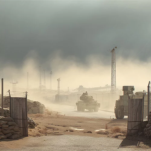 Israeli invasion and the Lebanese Army retreat