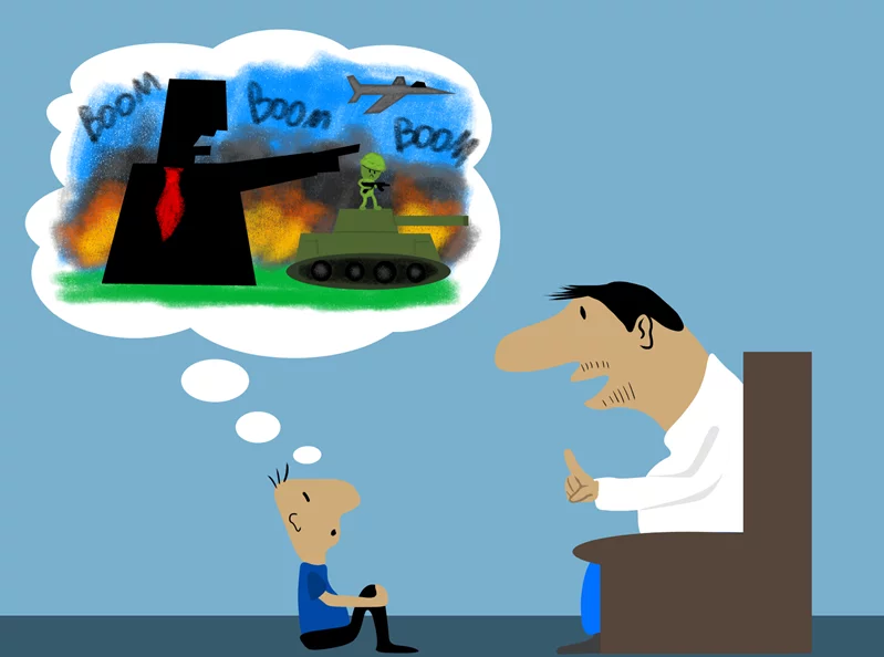 How do you explain war to a child?