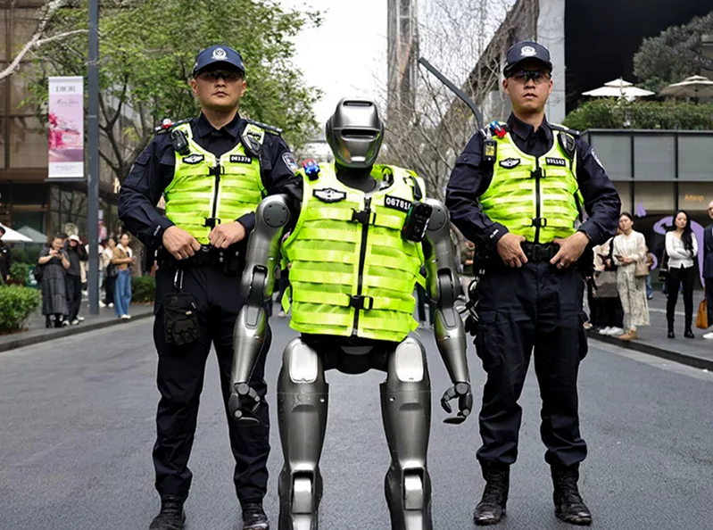 First AI humanoid police robot